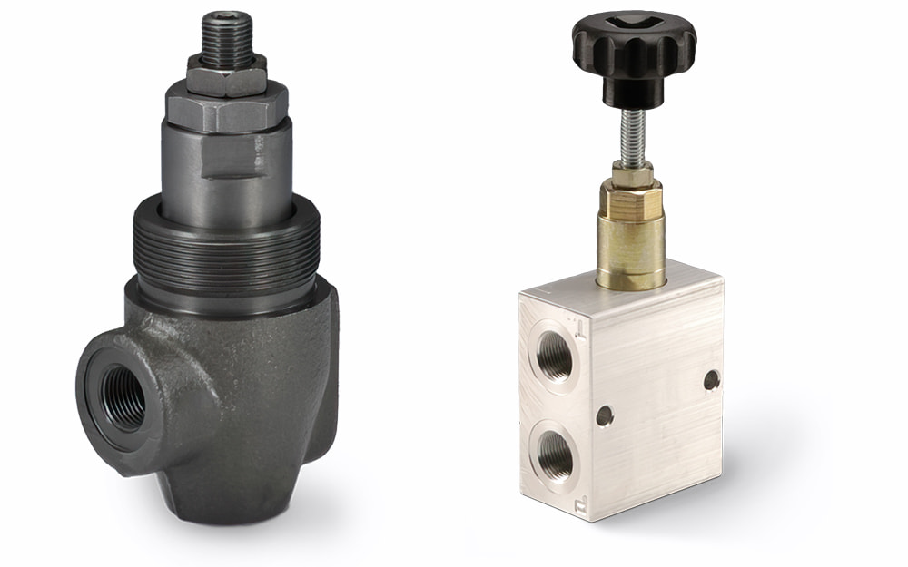 Valves for regulating system pressure