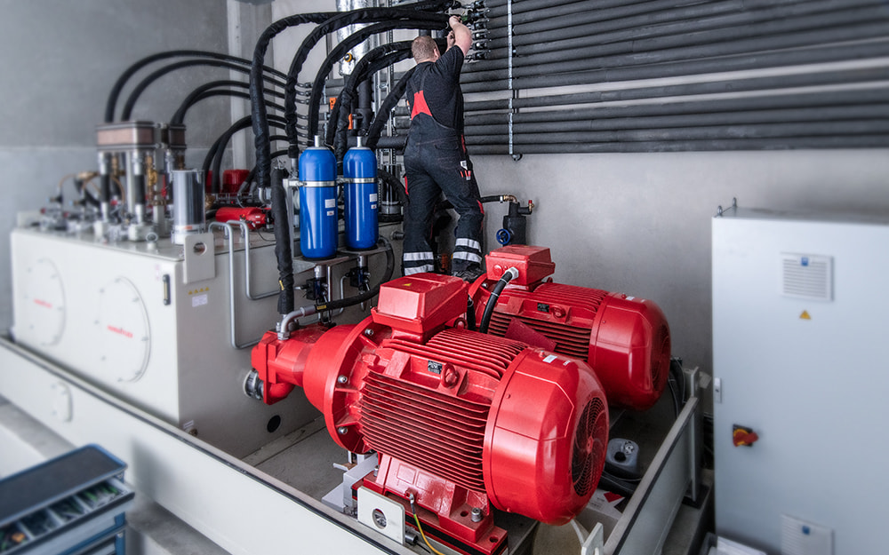 Axial piston pumps can be used for applications well into the high pressure range