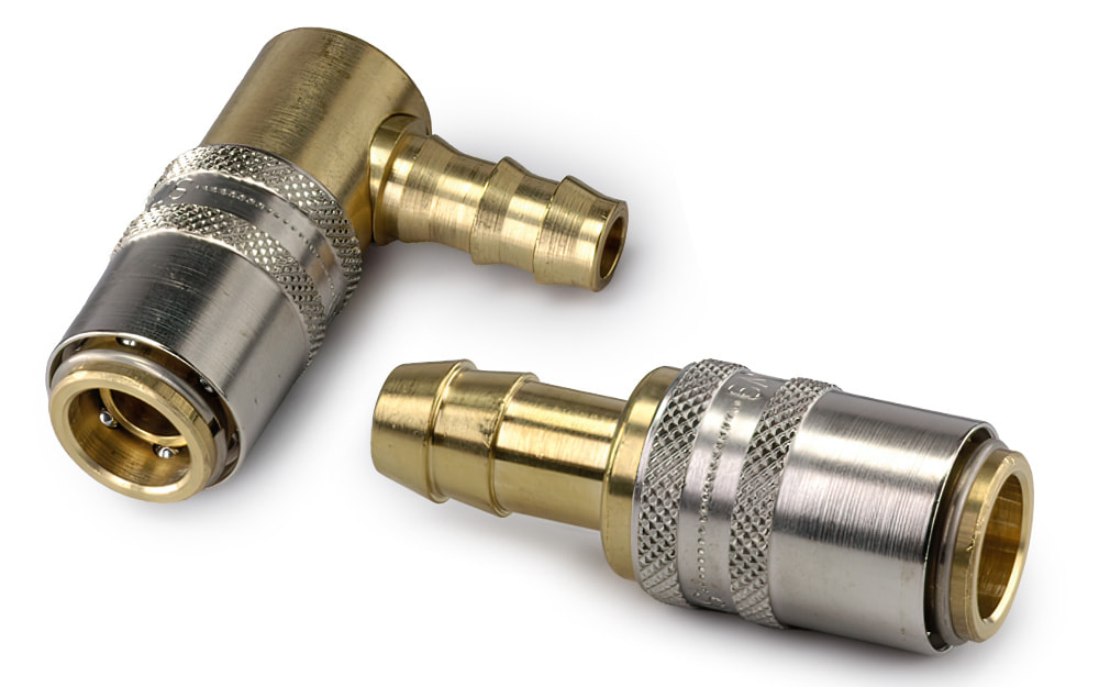 Temperature control couplings for hot and cold