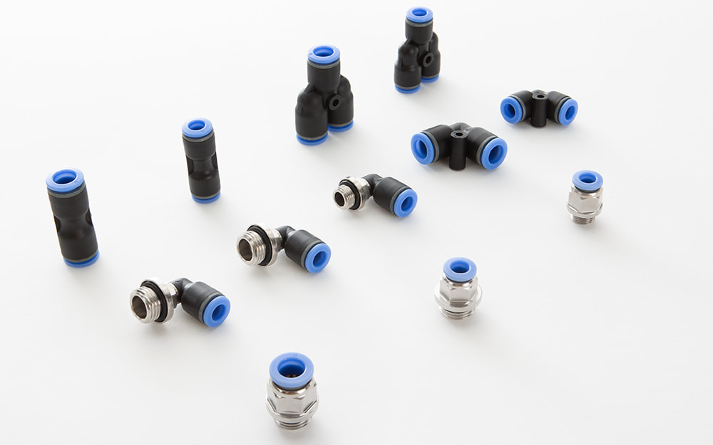 Efficient connections for pneumatic systems