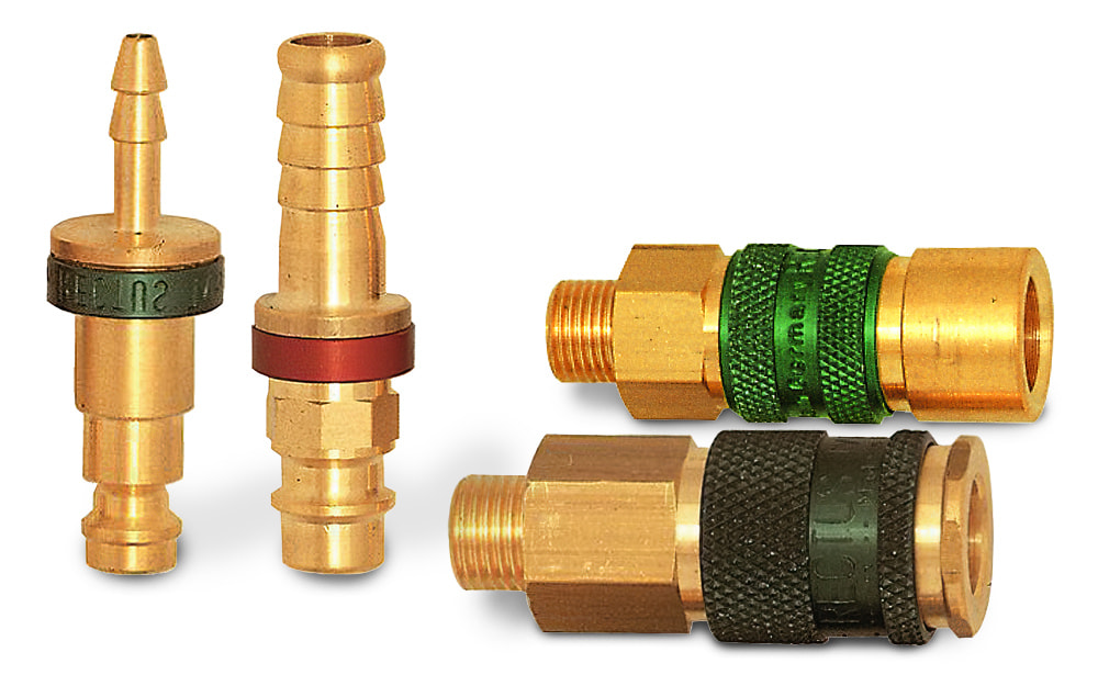 Non-interchangeable couplings for greater operational safety